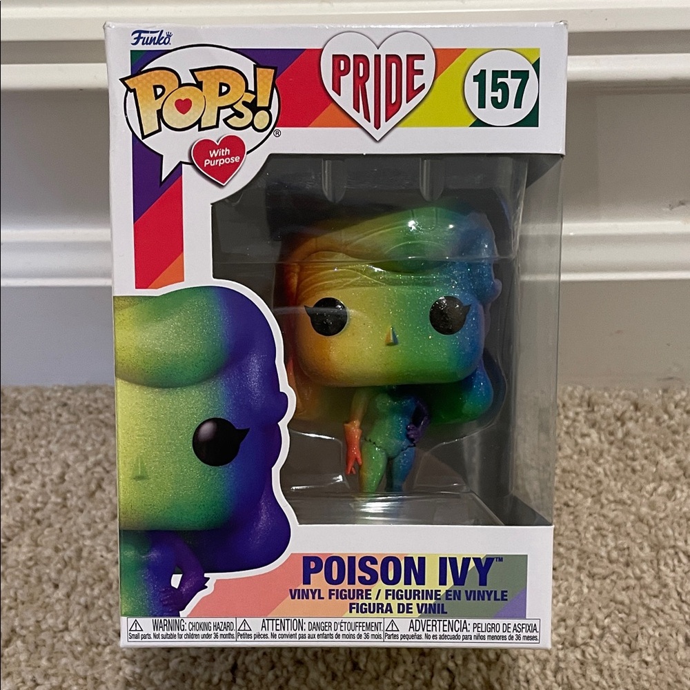 Limited Edition Funko Pop Rainbow Pride Poison Ivy! Edition 157. NEVER OPENED